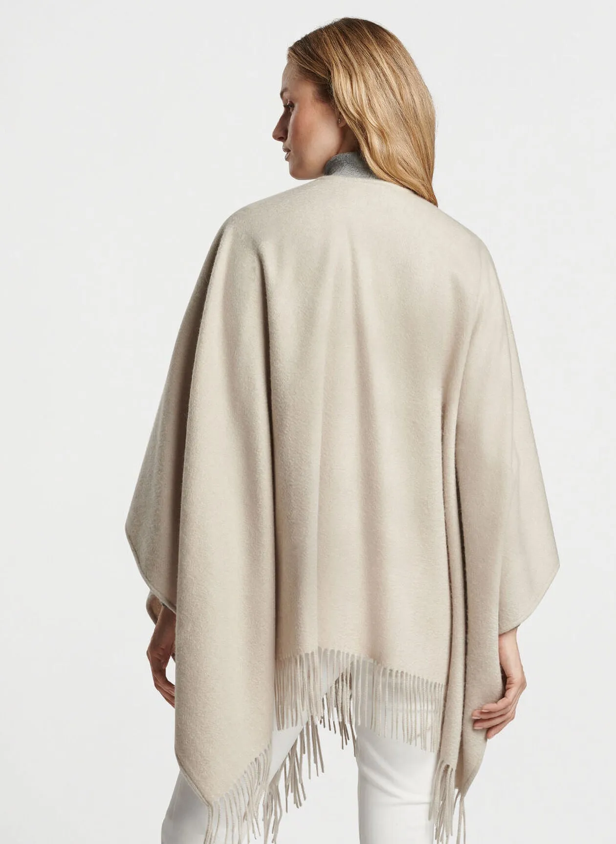 Peter Millar Womens Pure Cashmere Woven Cape - SNDSL