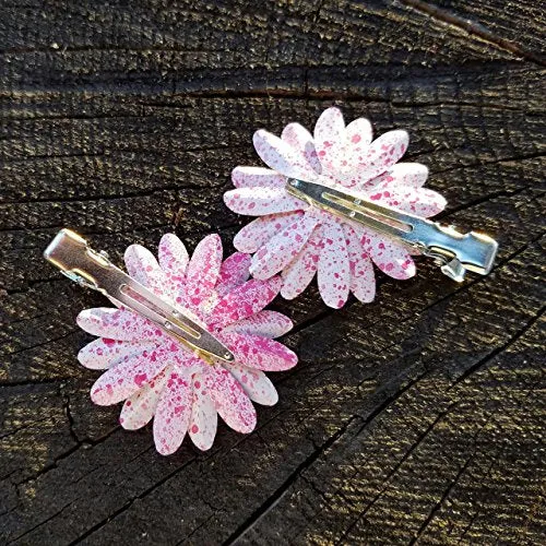 Pink Hair Clip Set