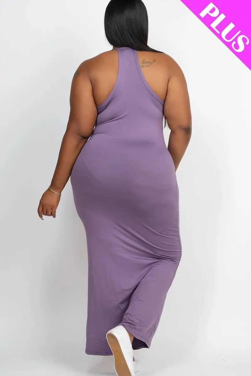 Plus Racerback Maxi Dress (13 Colors)