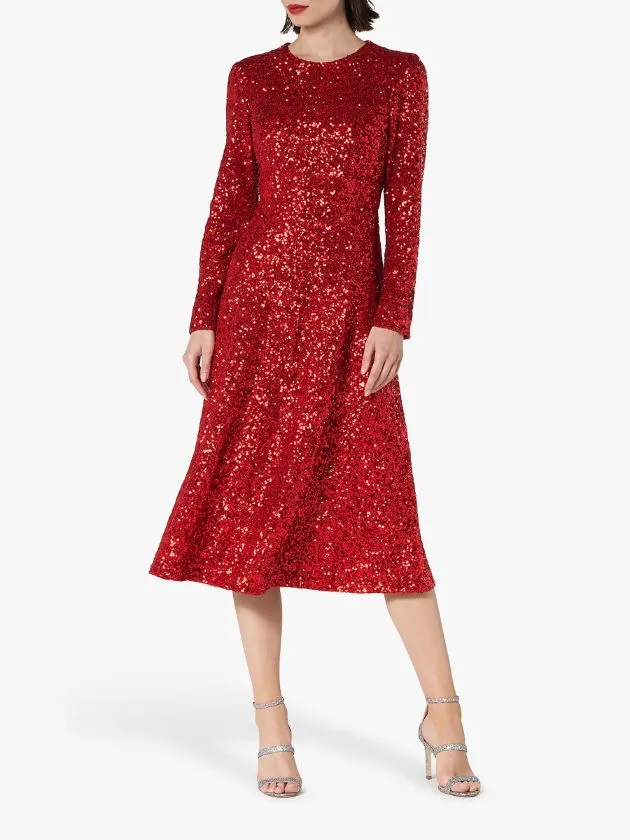 Sequin Midi Dress