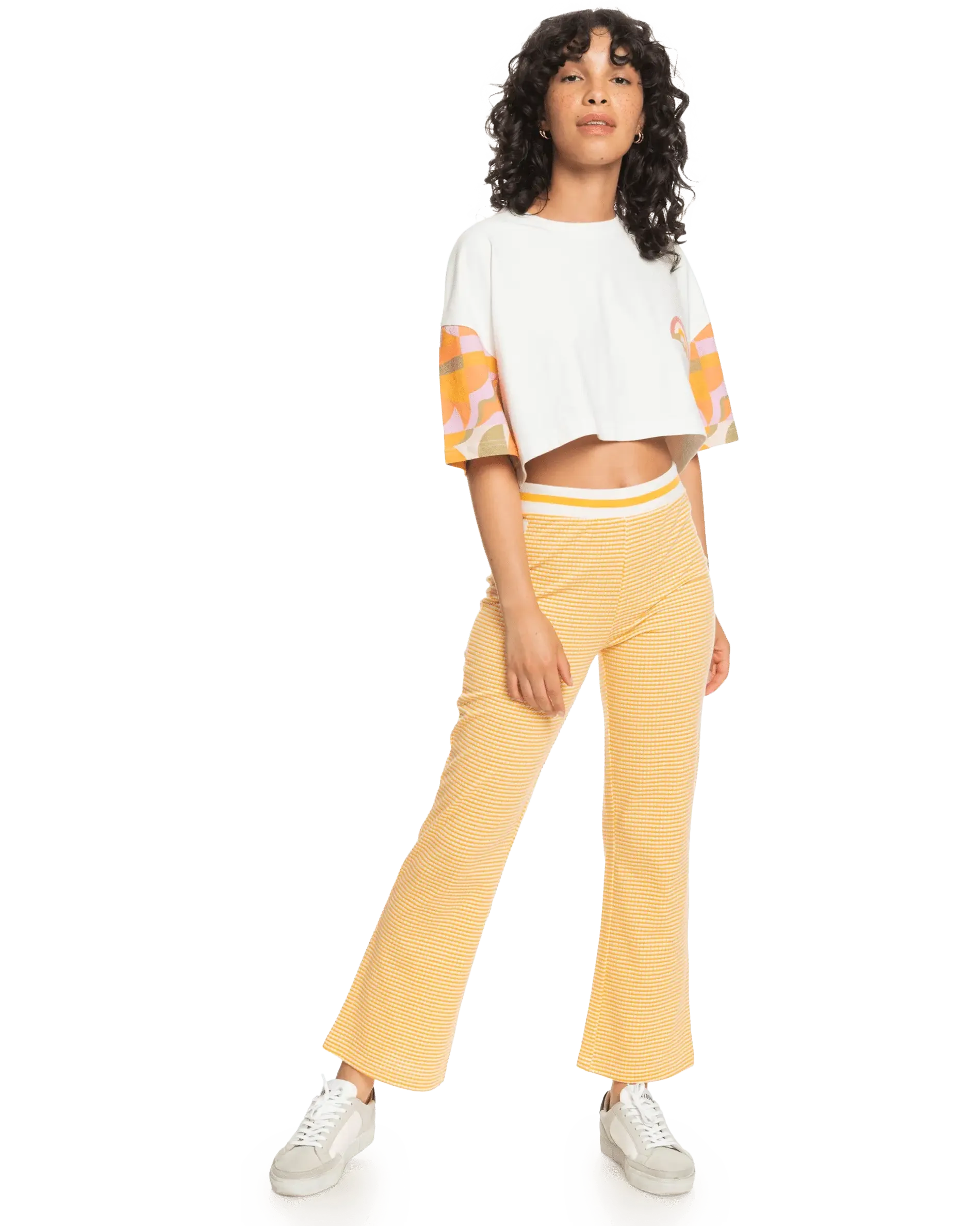 Seventies Mind Joggers in Saffron