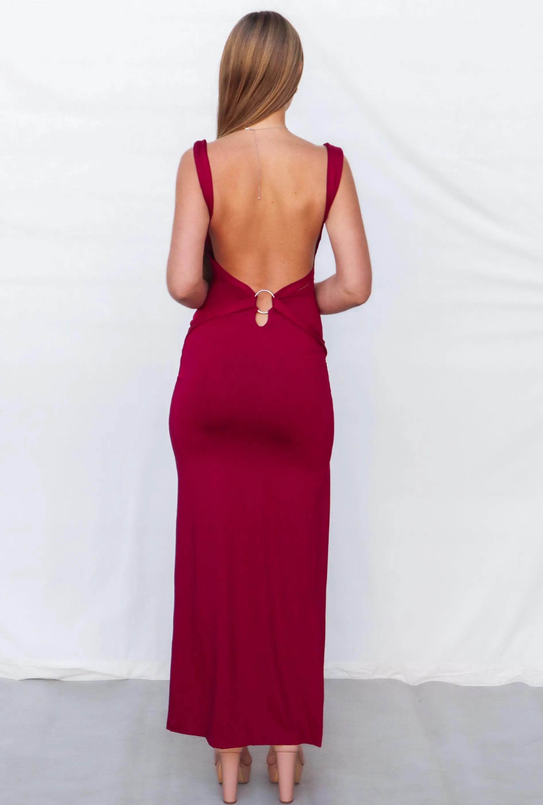 Shari Maxi Dress - Wine