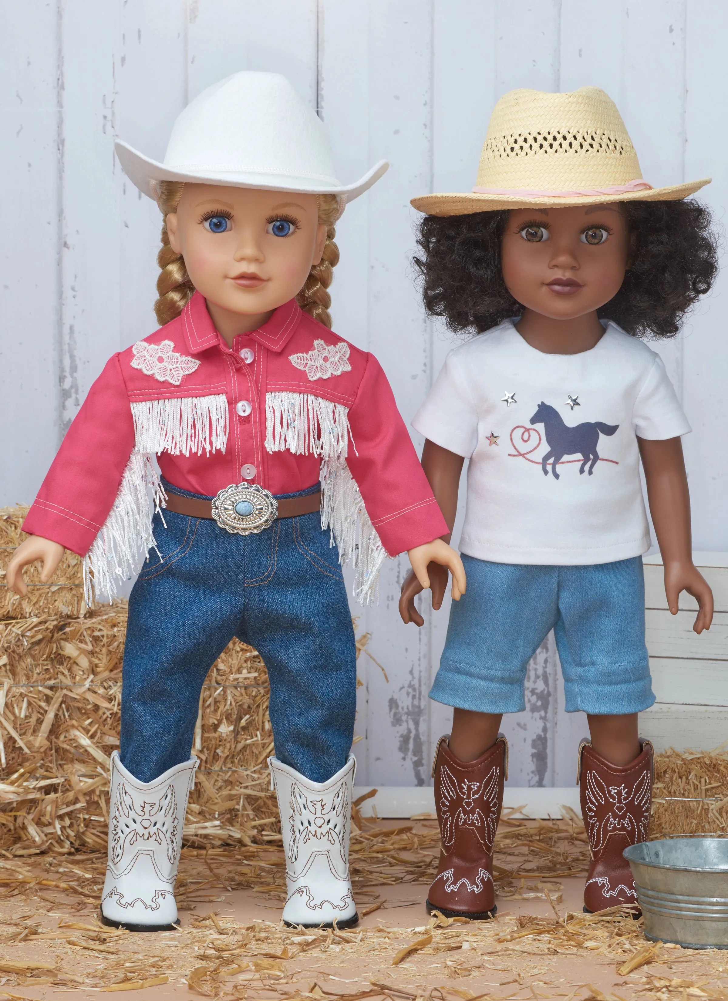 Simplicity 9728 Western Doll Clothes pattern by Elaine Heigl Designs