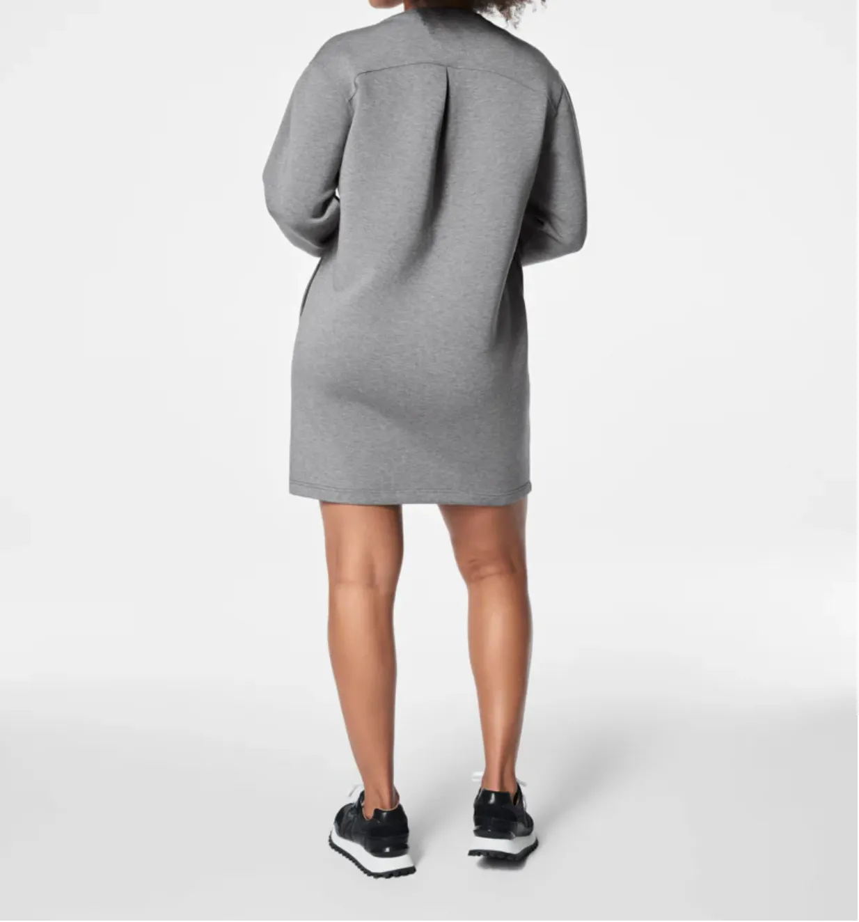 Spanx Airessentials Crew Dress Mid Grey