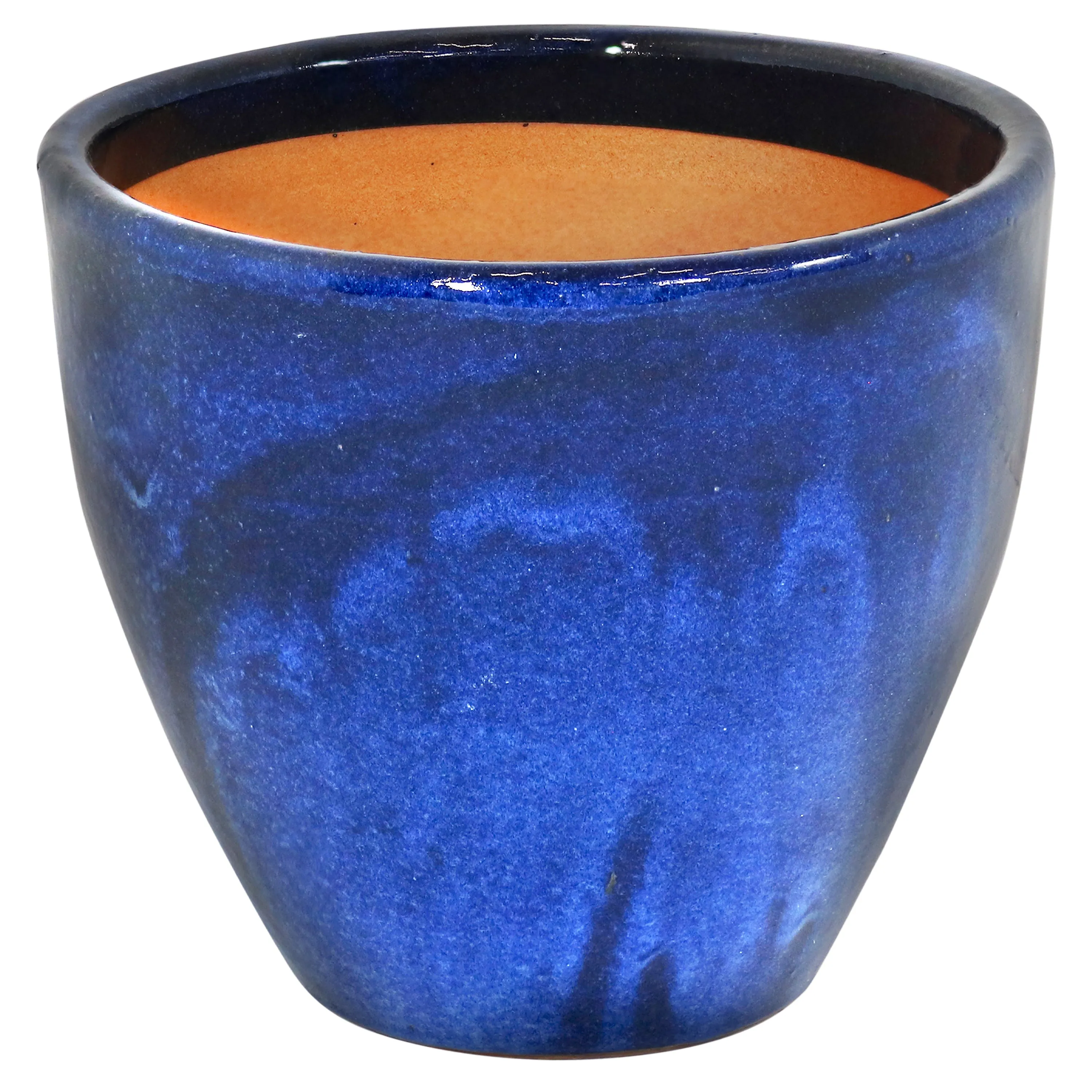 Sunnydaze Resort Glazed Ceramic Planter - 13"