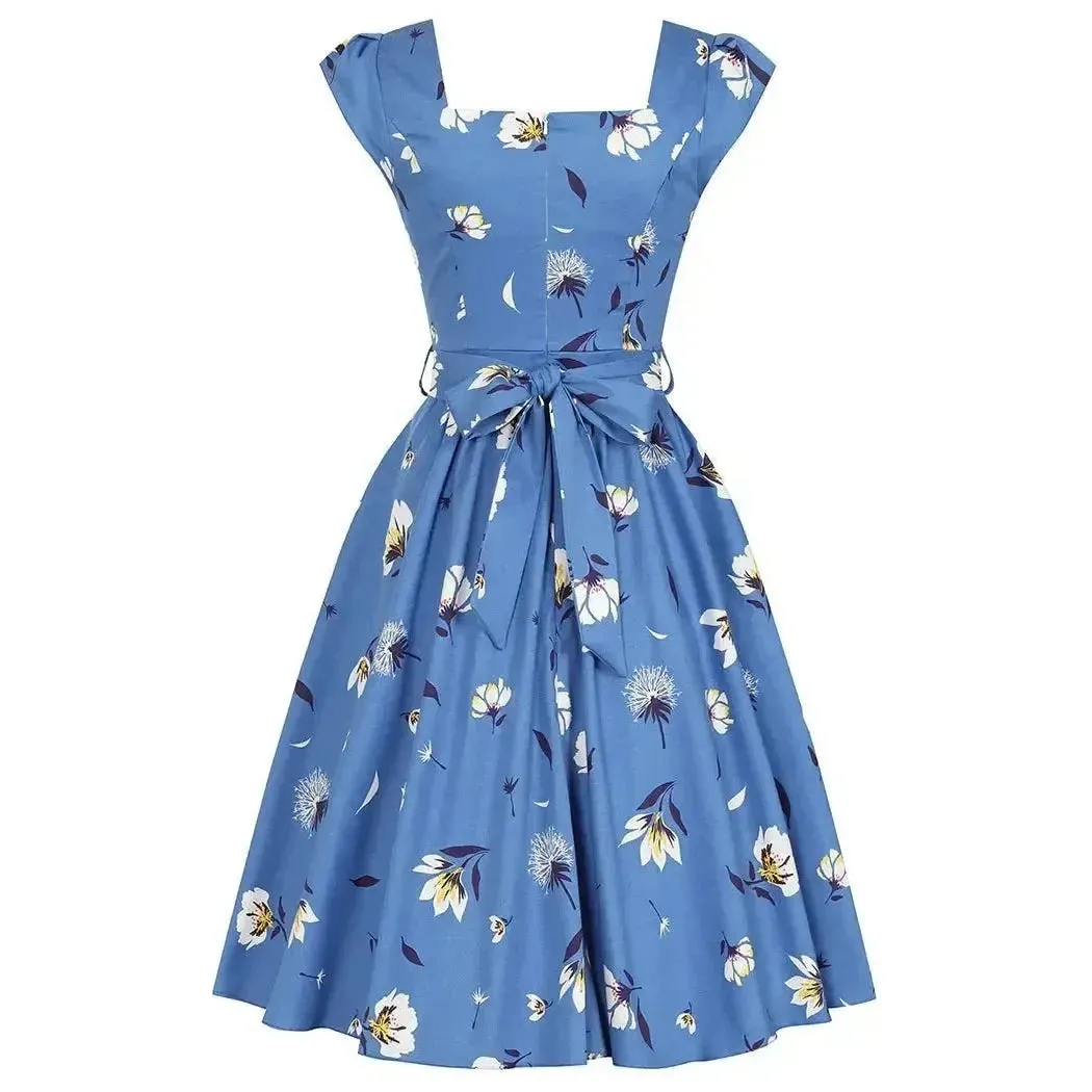 Swing Dress - Cobalt From The Blue