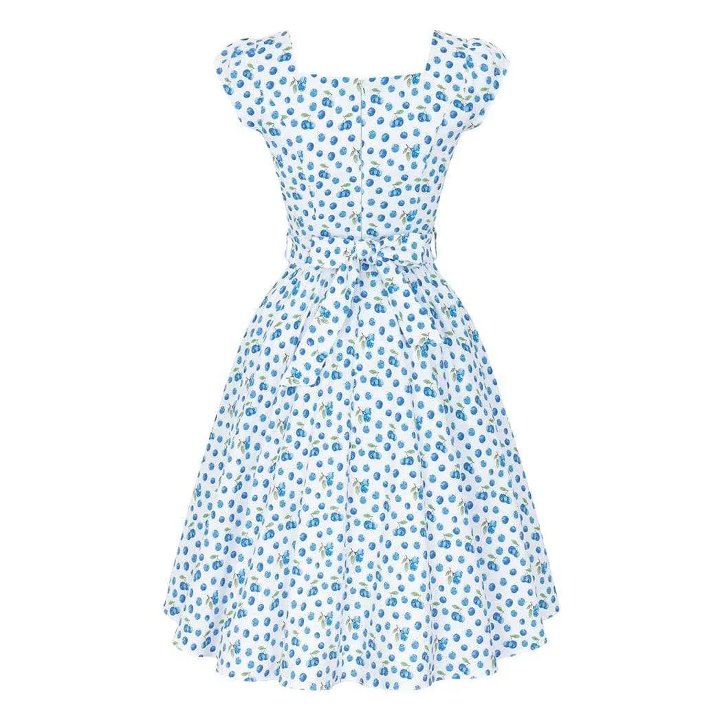 Swing Dress - Summer Blueberries