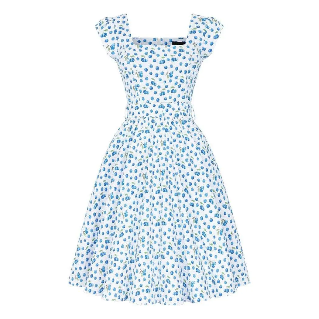 Swing Dress - Summer Blueberries