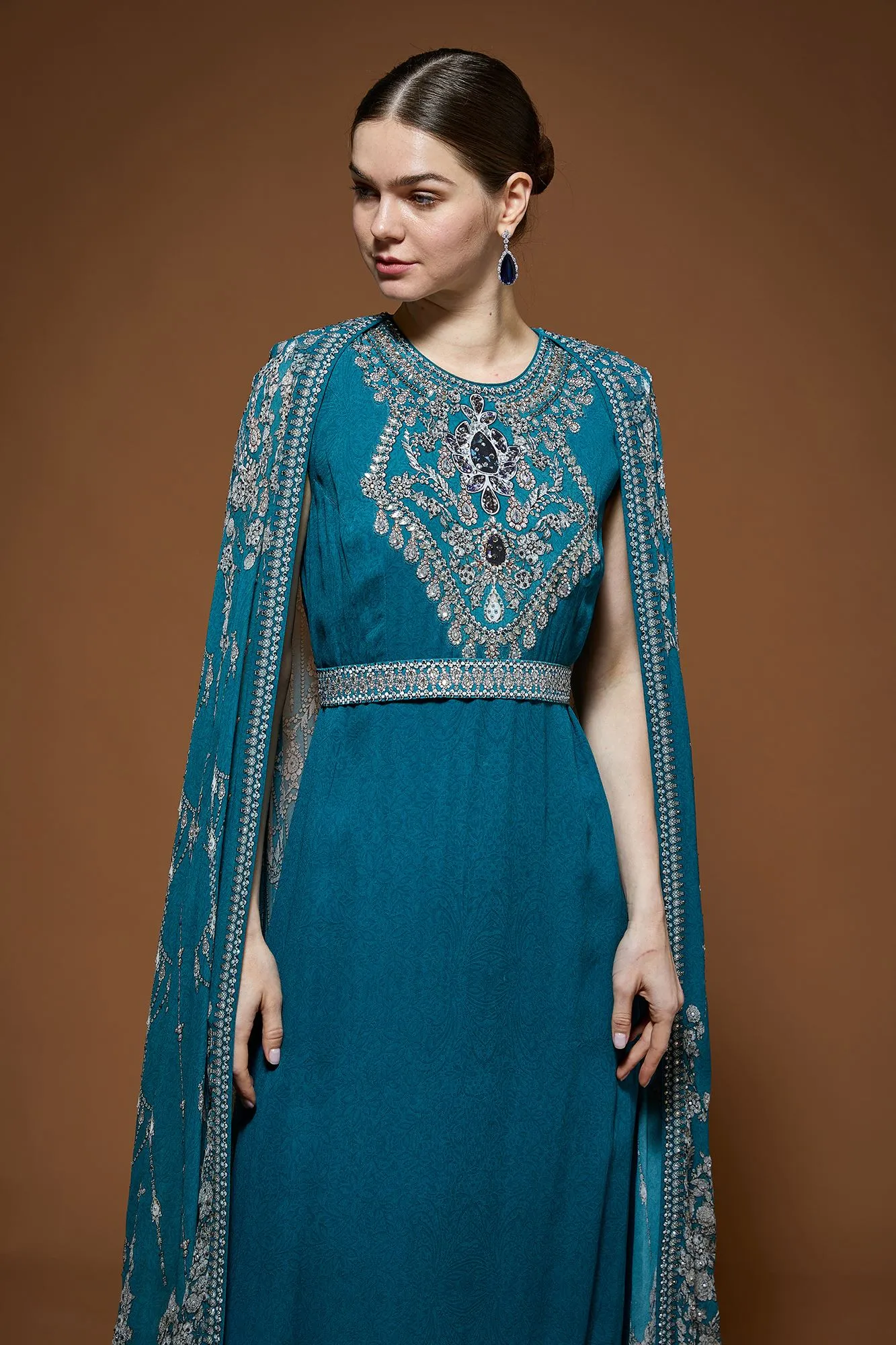 Teal Kaftan