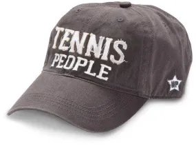 Tennis People Dark Grey Adjustable Hat