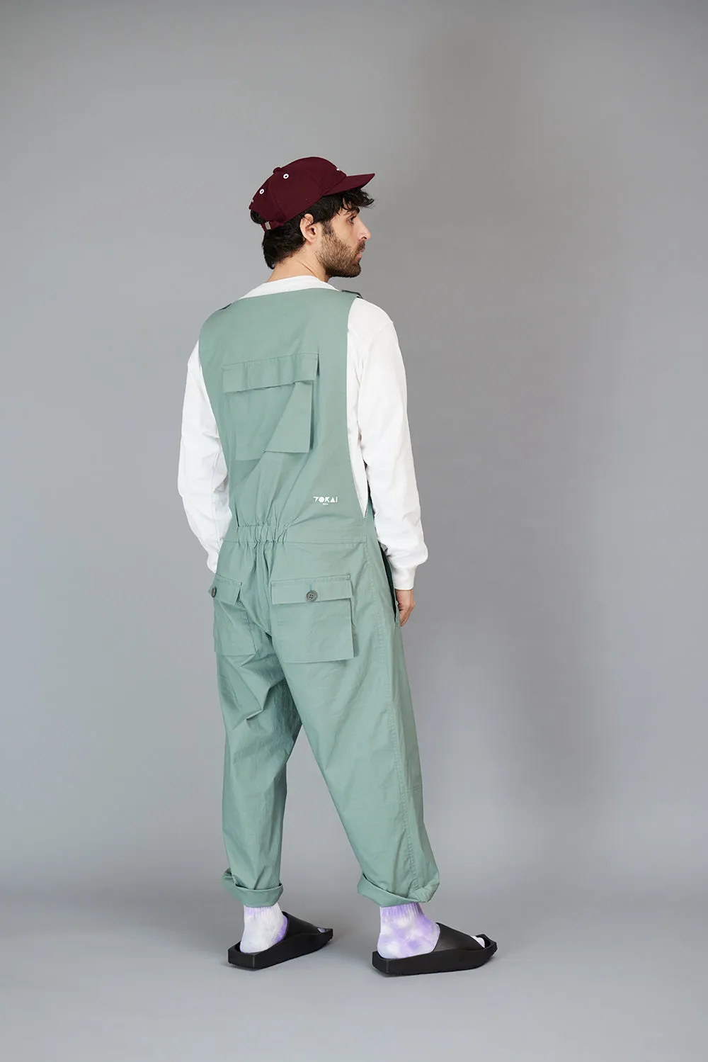 TOKAI 'POSHBOY' OVERALL LONG PANTS -BLUE GRAY-