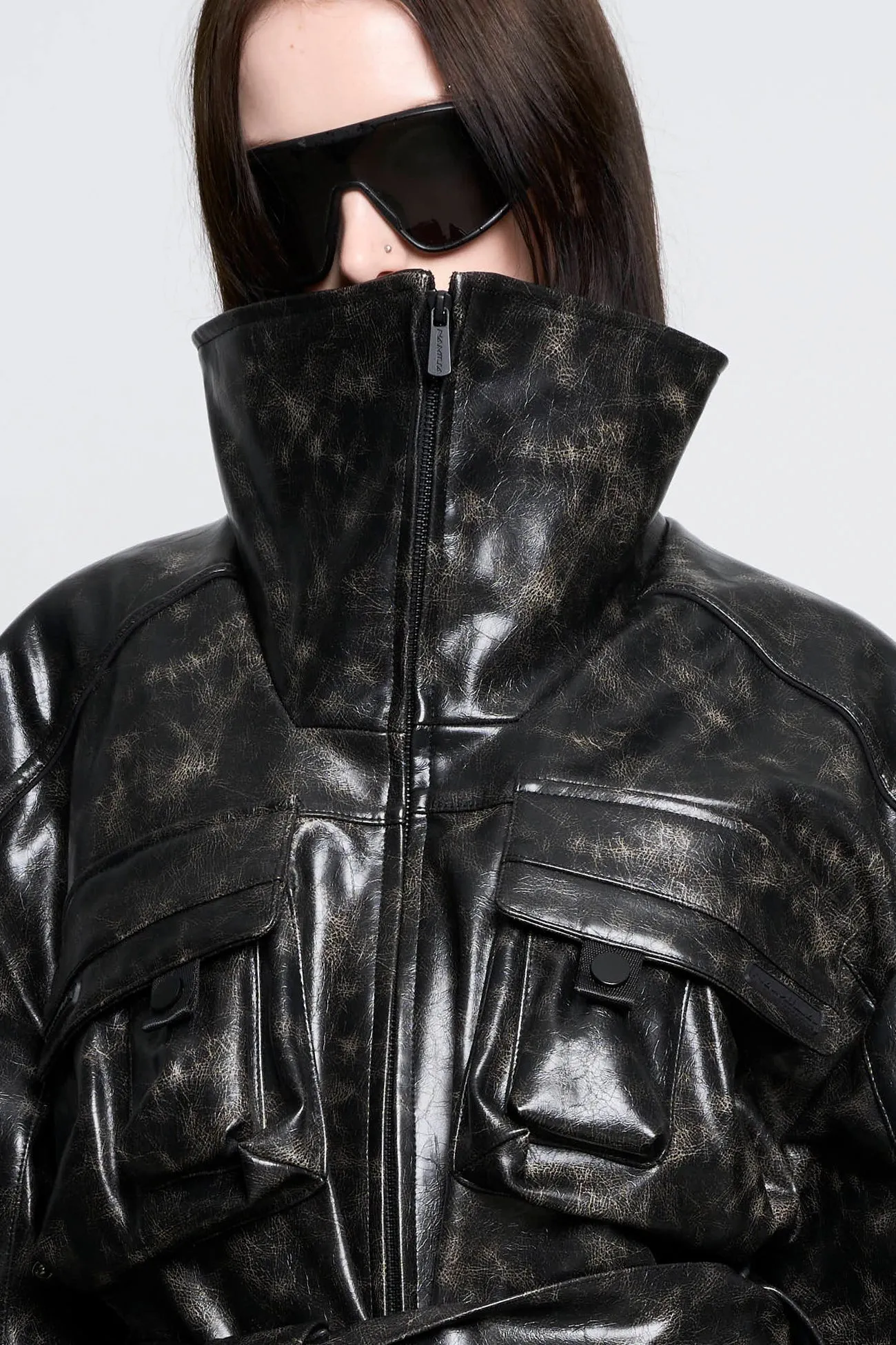 Undercover Leather Coat