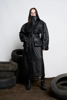 Undercover Leather Coat