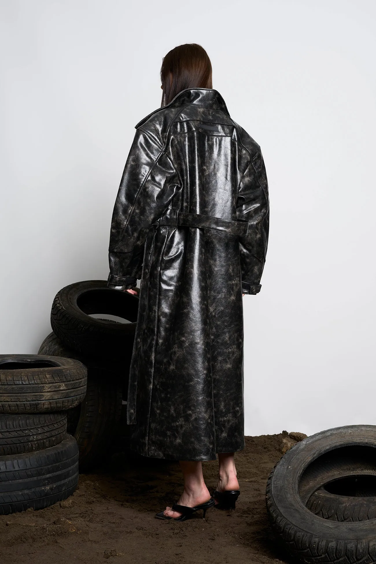 Undercover Leather Coat