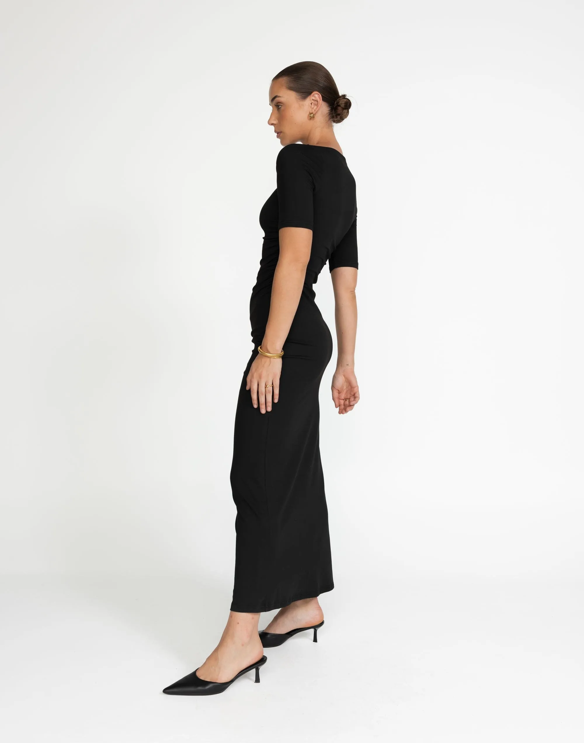 Vilma Maxi Dress (Black)