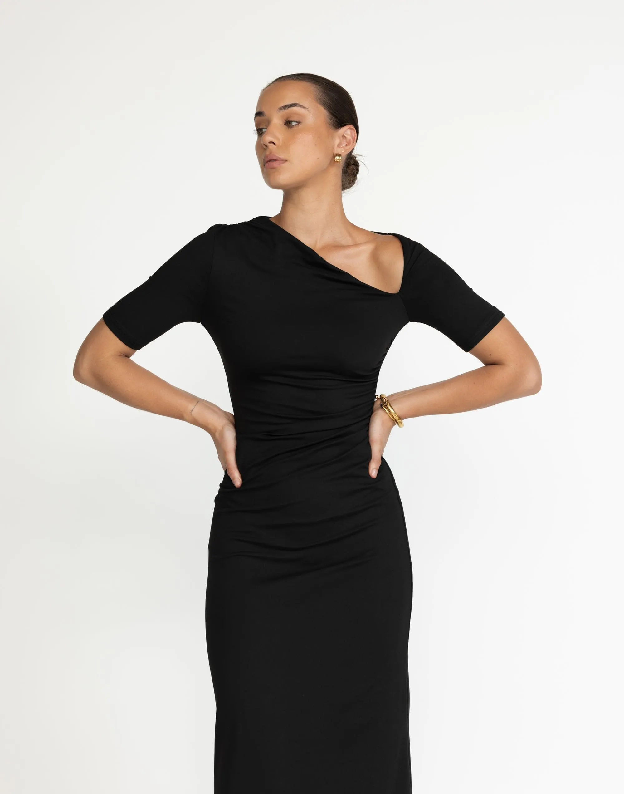 Vilma Maxi Dress (Black)